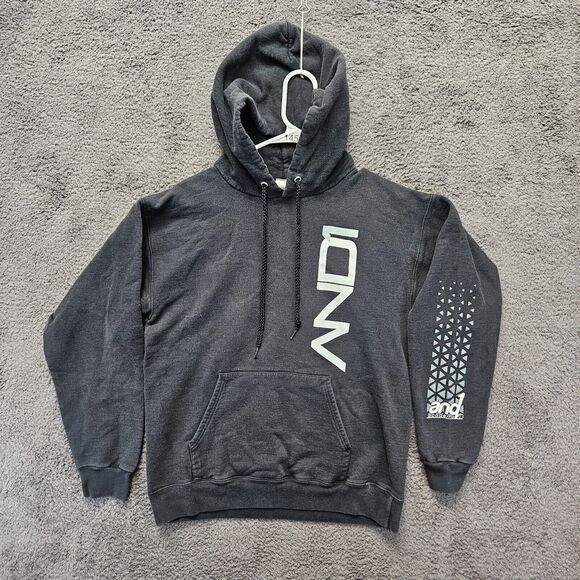 Vintage‎ And1 Hoodie Pullover Mens Size Small Black Sweatshirt - Picture 1 of 9